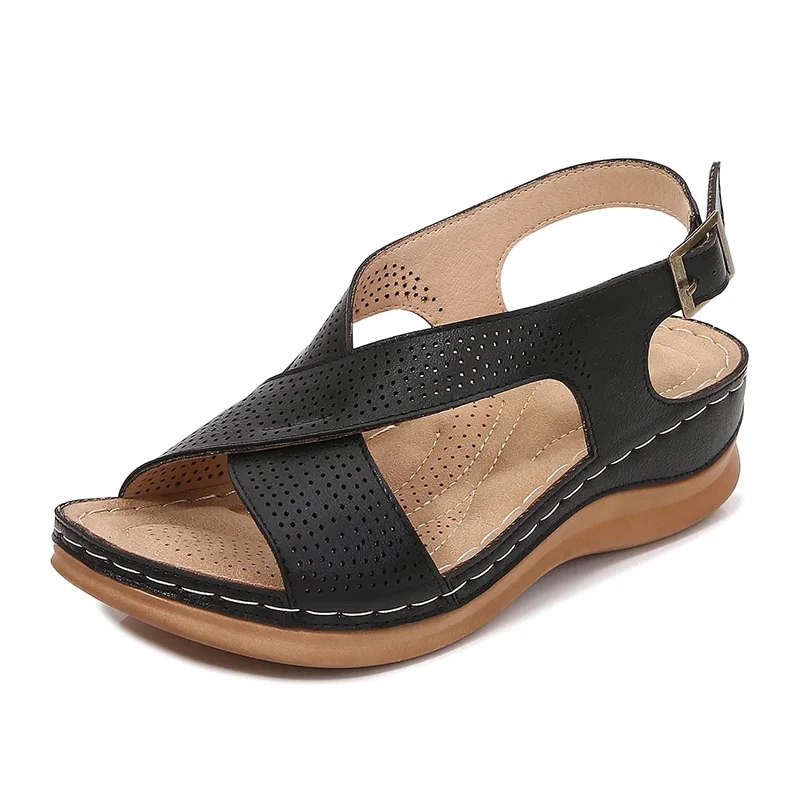 Sandal Kasual Musim Panas Luar - Wedge Espadrille Women ulasan dan harga