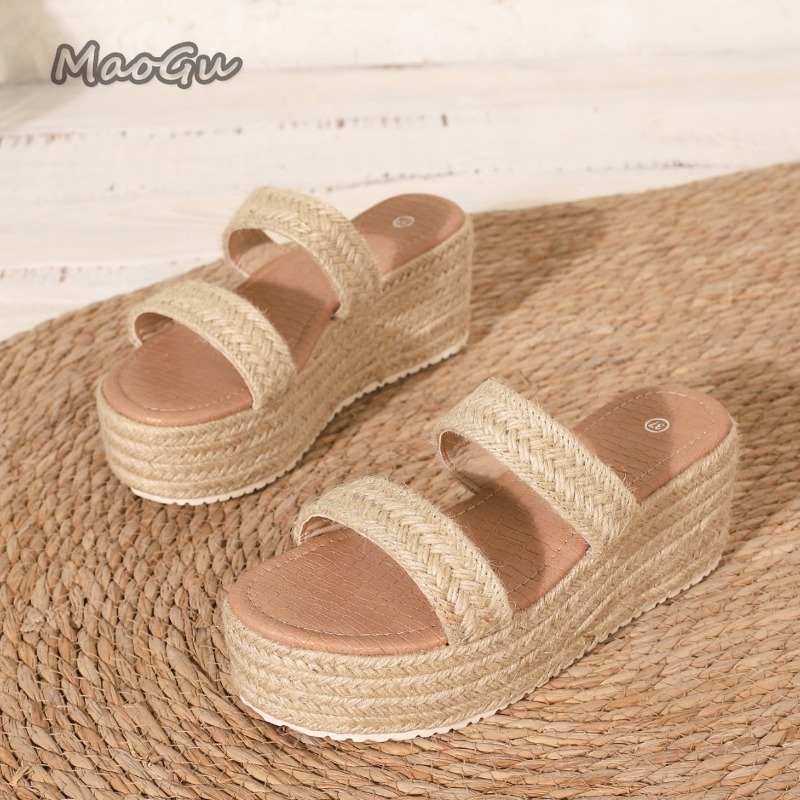 2026 Musim Semi Musim Panas Es - Wedge Espadrille Women ulasan dan harga