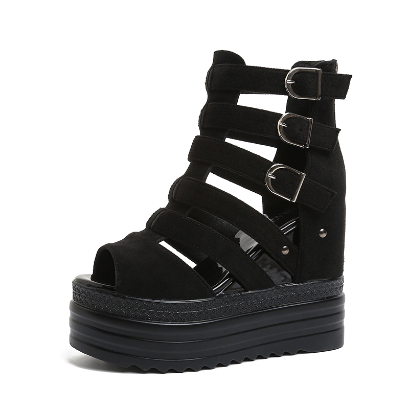Sandal Kulit Wanita Desainer 1 - Wedge Espadrille Women ulasan dan harga